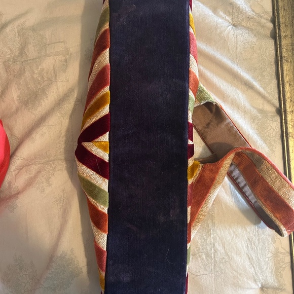 Offhand designs- Zelda knitting bag/ project bag- rainbow stripes - Picture 3 of 6